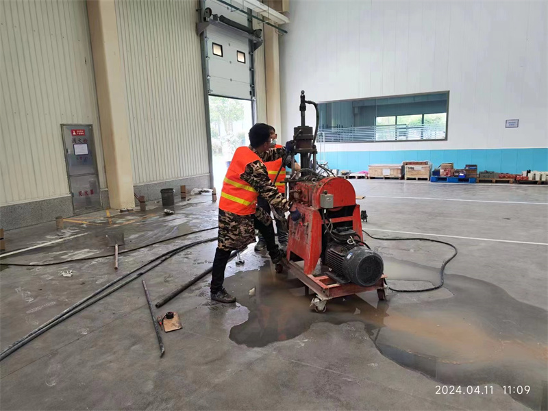 泾源厂房地面下沉塌陷注浆加固施工